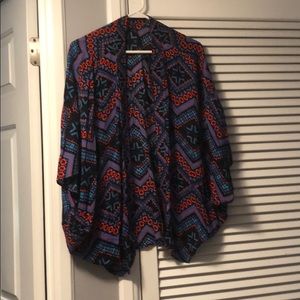 The most fun kimono! Like new, from express